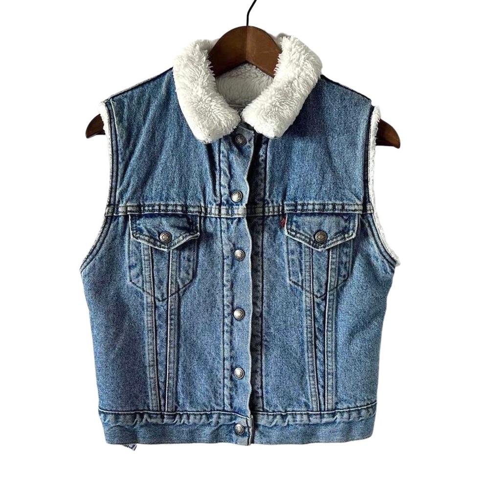 LEVIS VINTAGE 90s SHERPA VEST